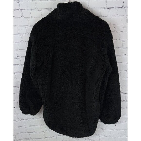 LULULEMON Women’s Warmth Restore Sherpa Pullover Funnel Neck Sweater Black Sz 6 - Picture 5 of 7